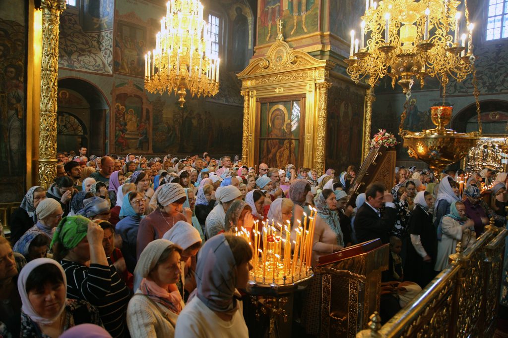 Воскресная служба в православной церкви