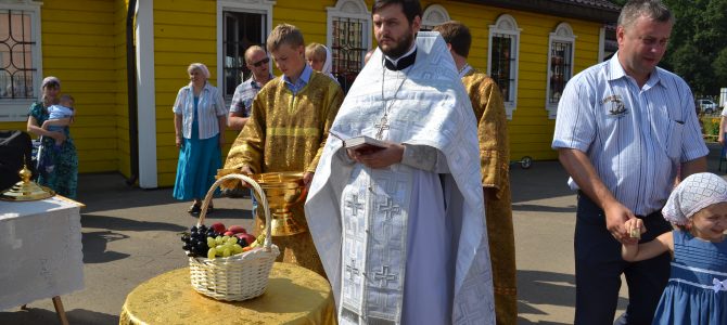 19 августа 2017 года в праздник Преображения Господня (Яблочный Спас) в нашем храме прошла праздничная Божественная литургия