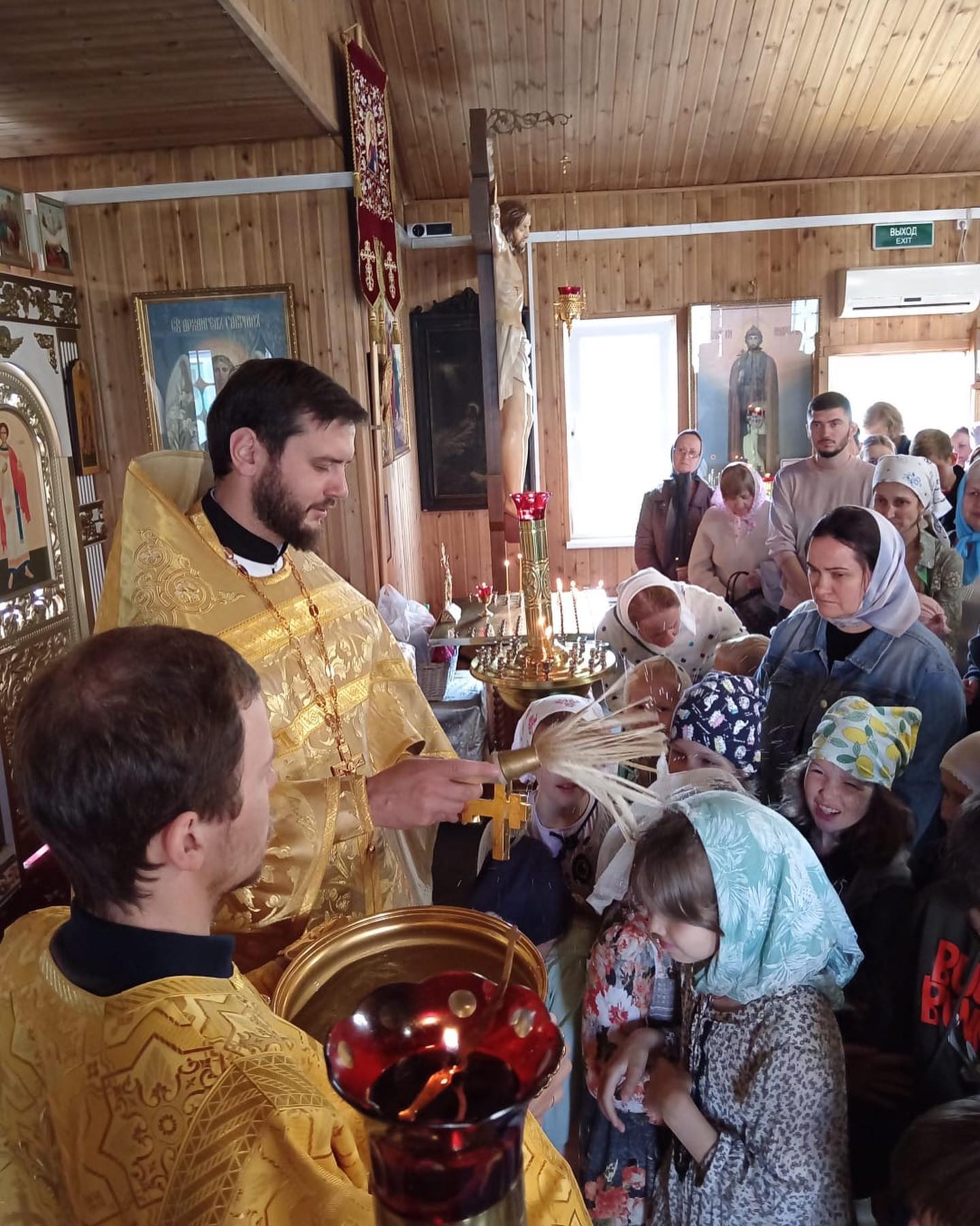 Молебен перед началом учебного года